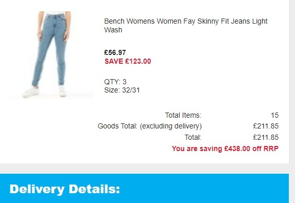 wont pay for damage to my jeans