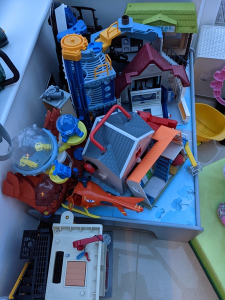 Playset/toy house storage