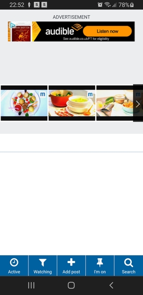 Can't scroll past some adverts