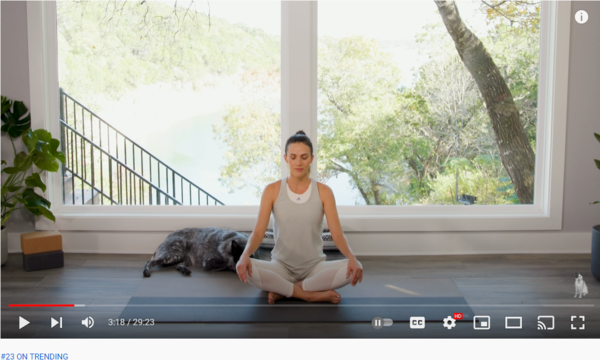 Yoga with Adriene - can't do step 1