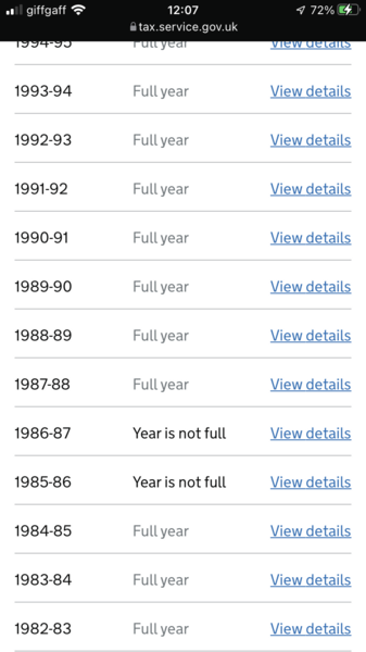 National Insurance underpaid 20 years ago
