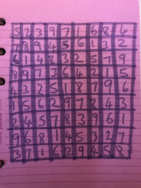 Super fiendish Sudoku puzzle ...