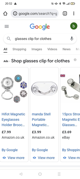 If you’re not elderly but need a glasses chain what do you wear?