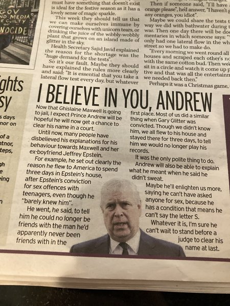 Prince Andrew Thread 2