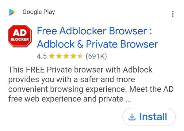 Can't scroll past some adverts