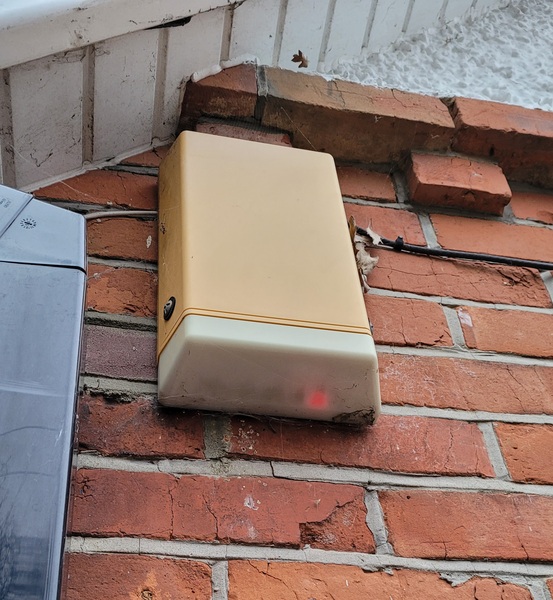 What is this yellow box on our house?