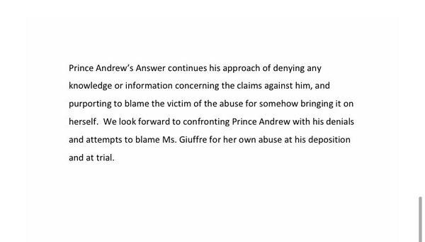 Prince Andrew Thread 3