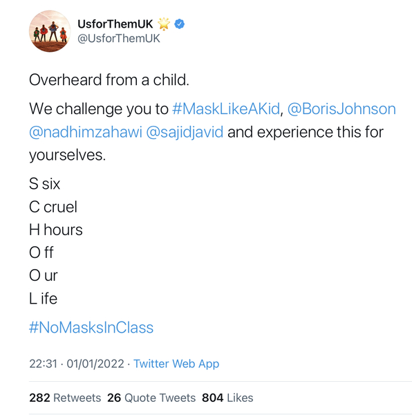 Masks in classrooms secondary