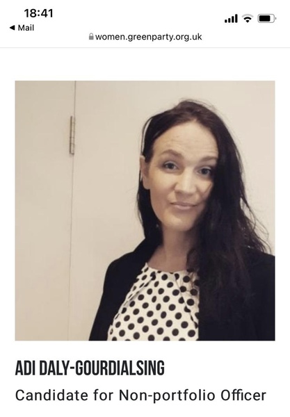 Green Party Women’s Ctte Candidates Vote