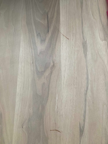 Help! Two big scratches on dining table