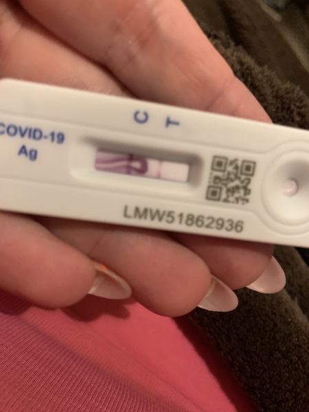 False positive on lateral flow?