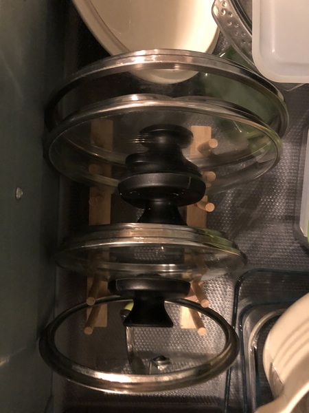 How do you organise your pot lids?