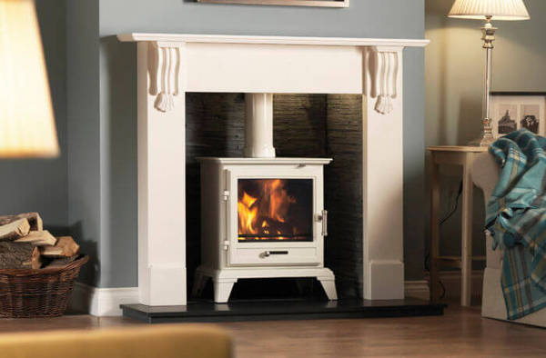 White Log burner