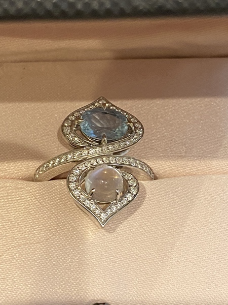 Show me your aquamarine ring please.