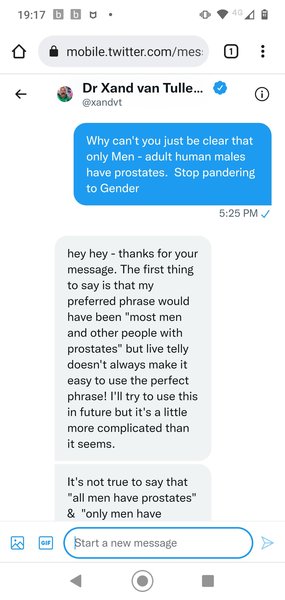 BBC Doctor on people with a prostate