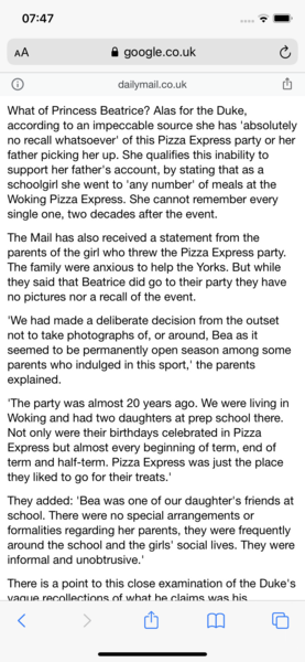 Prince Andrew Thread 3