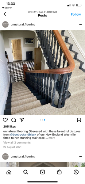 Hate new stair carpet