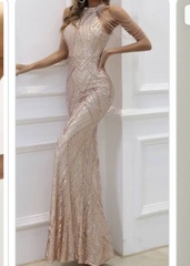 Long evening dresses - the type you see in Bond films