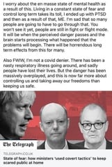 'PTSD' from the past 2 years?