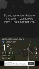 I discovered this brilliant weather app yesterday!