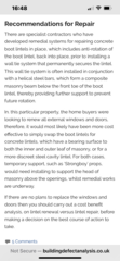 1st house with problems in survey