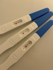 Positive pregnancy test after the time frame