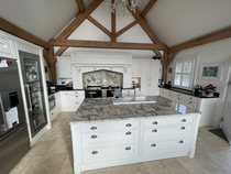 Please help choose worktop and cupboard colour