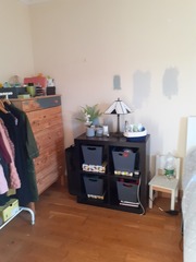 Help, tell me to start de-cluttering.  I have black bags, I have a cloth skip