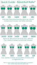 Is it fair to say that 36C, 34D, 32E, 30F bras are all pretty much the same size?