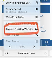 Mobile site now desktop?