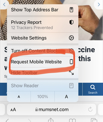 Mobile site now desktop?