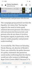 Police Scotland accused of bias in battle over transgender rights