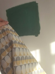 Please vote quickly which paint goes better with these curtains pls
