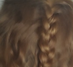 newborn hair turning orange?