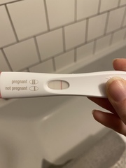 Pregnancy tests, false positive/evaporation lines