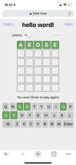 Wordle - can a letter appear more than once?