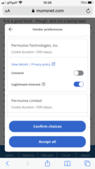 Consent/legitimate interest Reject All button?
