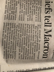 Has anyone tried to get to France in the last few weeks?