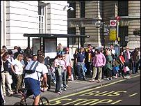 Should someone who's been waiting longer than you at the bus stop always get on first?