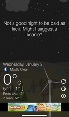 I discovered this brilliant weather app yesterday!
