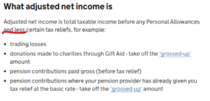 Reconfirmation for Tax Free Childcare and 30 Hours Free Childcare:  Adjusted Net Income