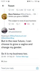 If born male you biologically stay male until you die? Yes?