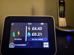 Smart meter shows £5 electricity used by 6.30am?