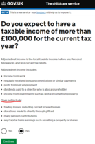 Reconfirmation for Tax Free Childcare and 30 Hours Free Childcare:  Adjusted Net Income