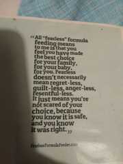 Want to hear from parents who formula fed babies