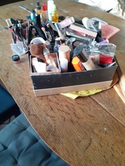 Help, tell me to start de-cluttering.  I have black bags, I have a cloth skip