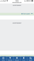 Can't scroll past some adverts