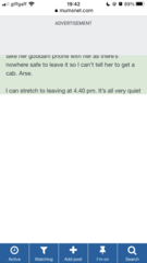 Can't scroll past some adverts