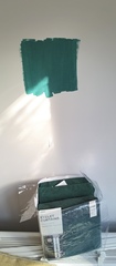 Please vote quickly which paint goes better with these curtains pls