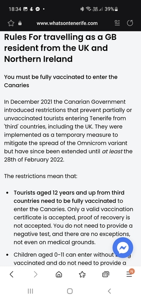 PCR or No PCR for Canary Islands?